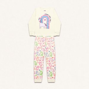 Alternative view of Conjunto Pijama Manga Longa Unicórnio Fakini - Feminino