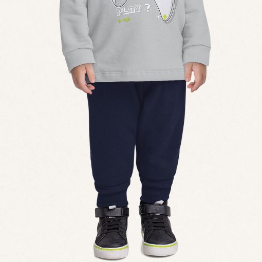 Conjunto Moletom Play Dino Cinza Fakini – Masculino - Imagem 4