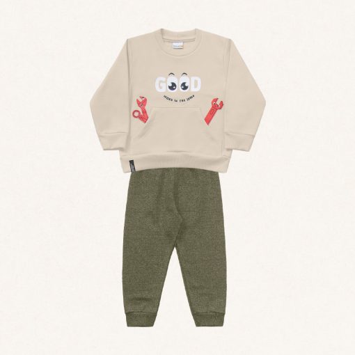 Conjunto Moletom Estampado Good Fakini - Masculino - Imagem 2