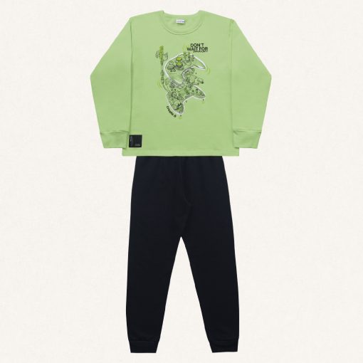 Conjunto Moletom Estampado Don't Wait For Opportunity Fakini - Masculino - Imagem 5