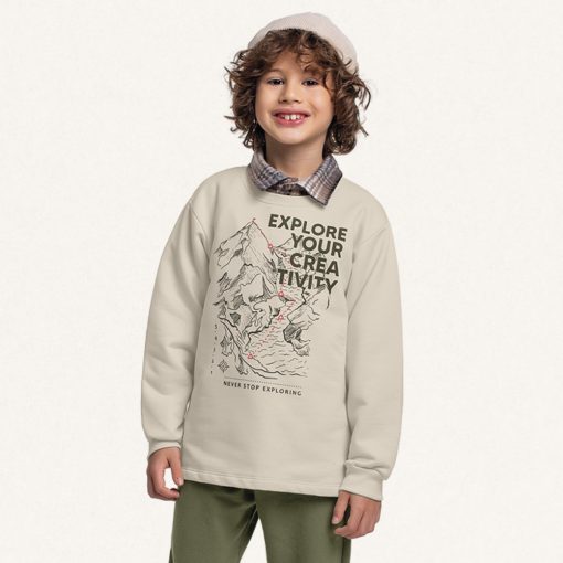 Conjunto Moletom Estampado Explore Your Creativity Fakini - Masculino - Imagem 3