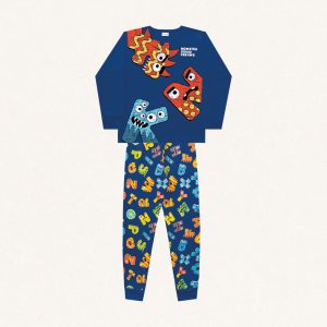 Alternative view of Conjunto Pijama Moletom Peluciado Monster Squad Fakini - Masculino