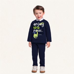Conjunto Moletom Estampado Enjoy The Now Fakini - Masculino