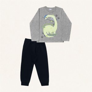 Alternative view of Conjunto Camiseta e Calça Dinossaurs Are Our Friends Fakini - Masculino