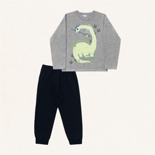 Conjunto Camiseta e Calça Dinossaurs Are Our Friends Fakini - Masculino - Imagem 2