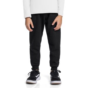 Alternative view of Calça Moletom Básica Preta Fakini - Masculina