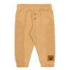 Calça Moletom Felpado e Gorgurão Marrom Tileesul - Masculina