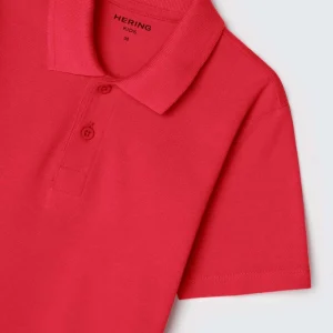 Alternative view of Camisa Polo Manga Curta Vermelha Hering - Masculina