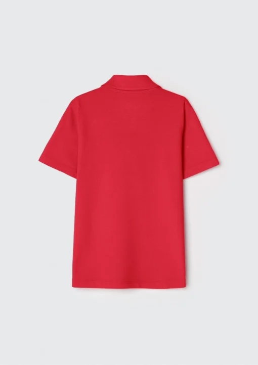 Camisa Polo Manga Curta Vermelha Hering - Masculina - Imagem 3
