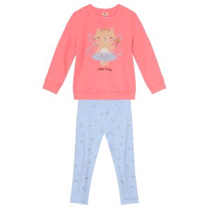 Alternative view of Conjunto Moletom e Legging Ursinha Bailarina Brandili - Feminino