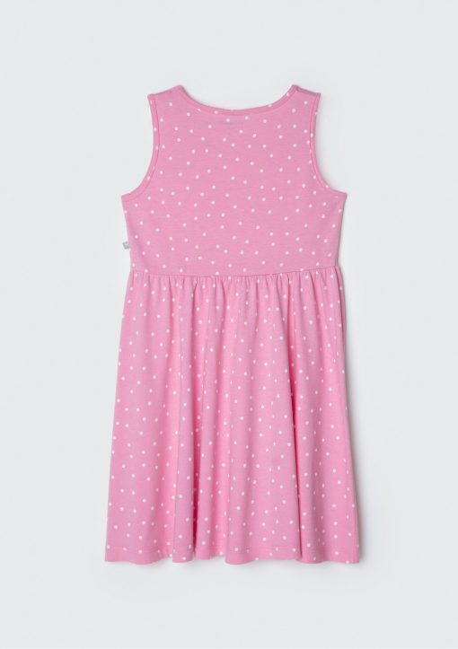 Vestido Regata Rosa Poá Hering - Feminino - Imagem 3