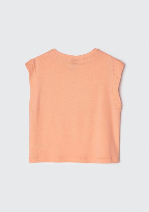 Camiseta Regata Chasing Sunshine Laranja Hering - Feminina - Imagem 2