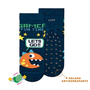 Alternative view of Meia Infantil com Antiderrapante Leke - Masculina