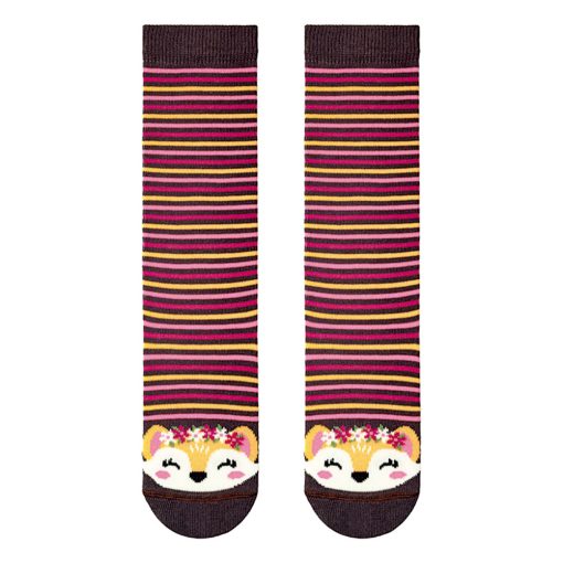Meia 3/4 Kids Divertida Estampada Leke - Feminina