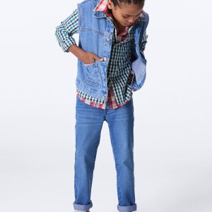 Alternative view of Calça Jeans Azul Slim Hering - Masculina