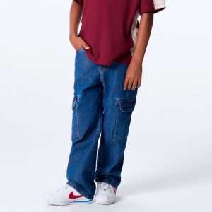 Calça Jeans Cargo Hering - Masculina