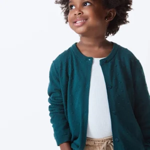 Alternative view of Cardigan em Tricot Ponto Diferenciado Verde Hering - Feminino