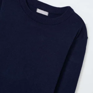 Alternative view of Blusa em Tricot Liso Marinho Hering - Masculino