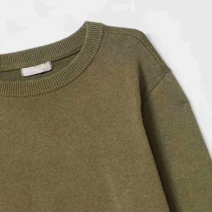 Alternative view of Blusa em Tricot Liso Verde Hering - Masculino