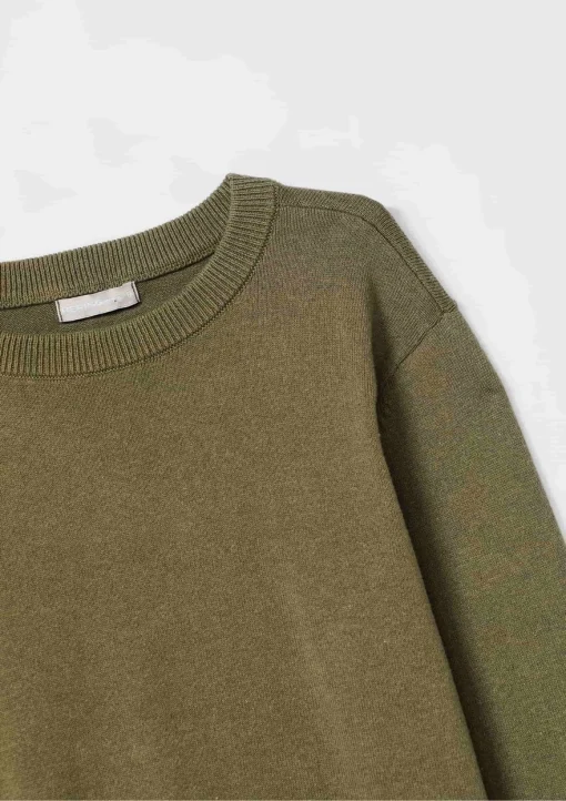 Blusa em Tricot Liso Verde Hering - Masculino - Imagem 2
