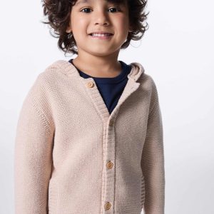 Alternative view of Cardigan Tricot com Botões Bege Hering - Masculino
