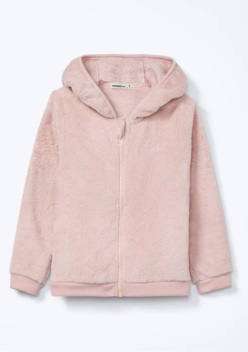 Conjunto em Fleece Peluciado com Orelhinhas no Capuz Rosa Hering - Feminino - Imagem 4