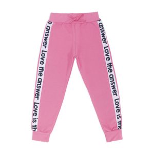 Alternative view of Calça Moletom Flanelada com Punho Love Is The Answer Taita - Feminina