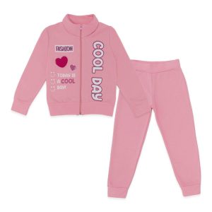 Alternative view of Conjunto Moletom Flanelado Jaqueta Gola Alta Cool Day Taita - Feminino