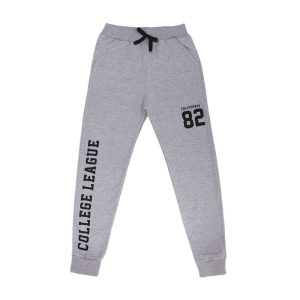 Alternative view of Calça Moletom Flanelada com Punho College League Taita - Masculina