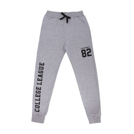 Calça Moletom Flanelada com Punho College League Taita - Masculina - Imagem 2