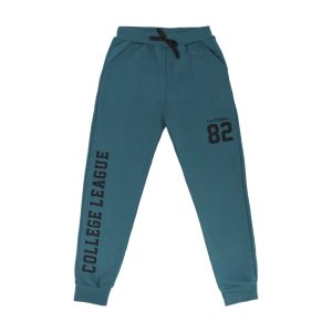 Calça Moletom Flanelada com Punho College League Taita - Masculina