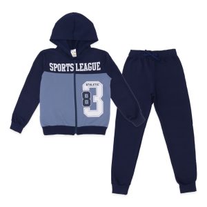 Alternative view of Conjunto Moletom Flanelado Jaqueta com Capuz Sports League Taita - Masculino