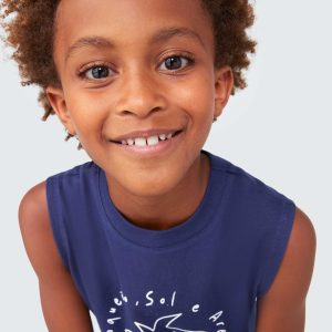 Alternative view of Camiseta Regata Estampada Azul Coqueiro Hering - Masculina