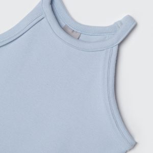 Alternative view of Regata Cropped Canelada Azul Hering - Feminina