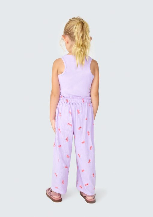 Camiseta Regata Básica Canelada Lilás Hering - Feminina - Imagem 3