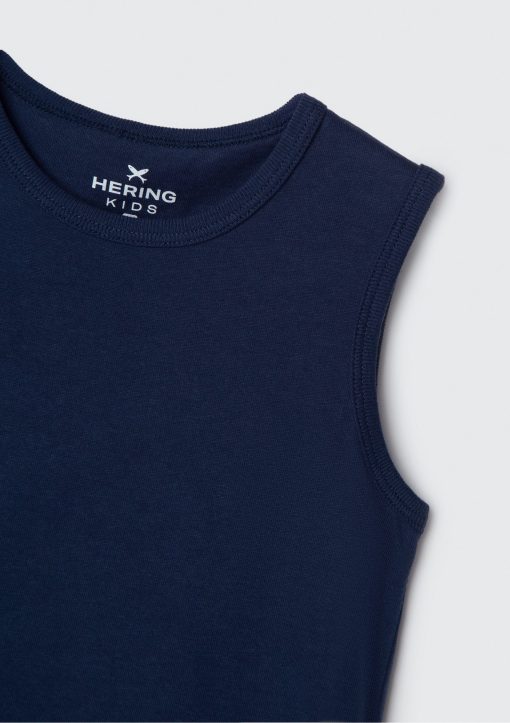 Camiseta Regata Básica Hering Marinho - Masculina - Imagem 2