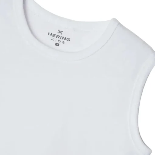 Camiseta Regata Básica Hering Branca - Masculina - Imagem 2
