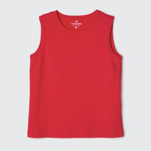 Camiseta Regata Básica Hering Vermelha - Masculina