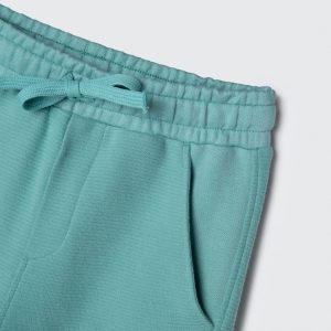 Alternative view of Shorts Moletom com Recorte Verde Hering - Masculino