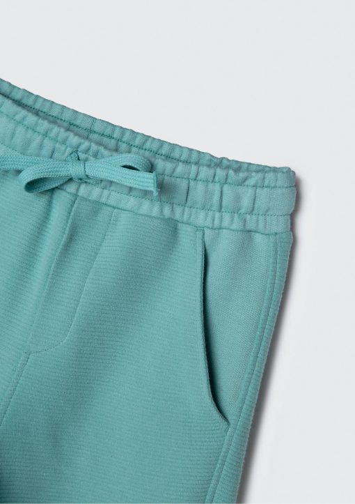Shorts Moletom com Recorte Verde Hering - Masculino - Imagem 2