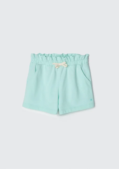 Shorts Clochard Verde Água Liso Hering - Feminino - Imagem 2