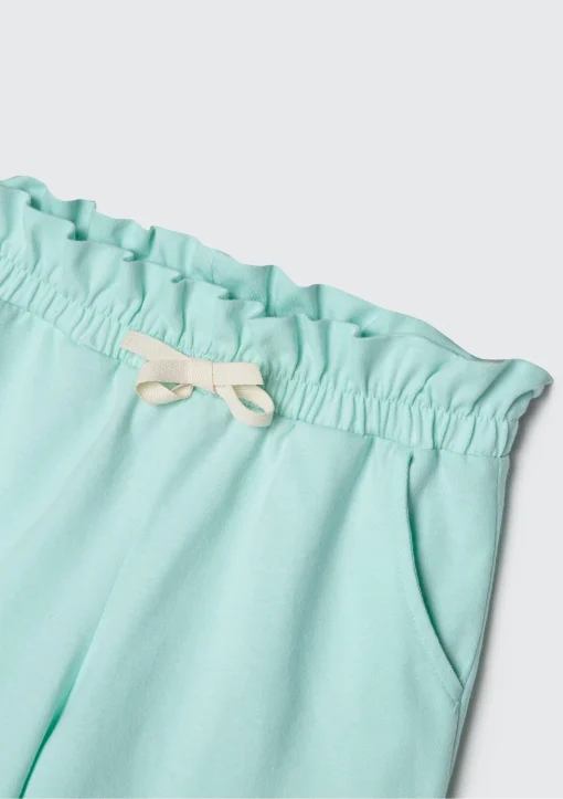 Shorts Clochard Verde Água Liso Hering - Feminino - Imagem 3