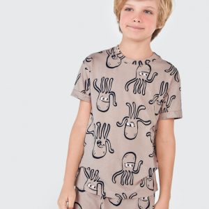 Alternative view of Conjunto Pijama Manga Curta Estampado Polvo Hering - Masculino