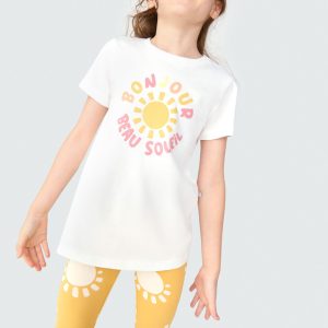 Alternative view of Conjunto Camiseta Manga Curta e Legging Corsário Bonjour Hering - Feminino