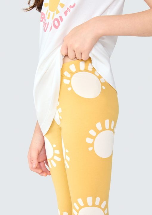 Conjunto Camiseta Manga Curta e Legging Corsário Bonjour Hering - Feminino - Imagem 4