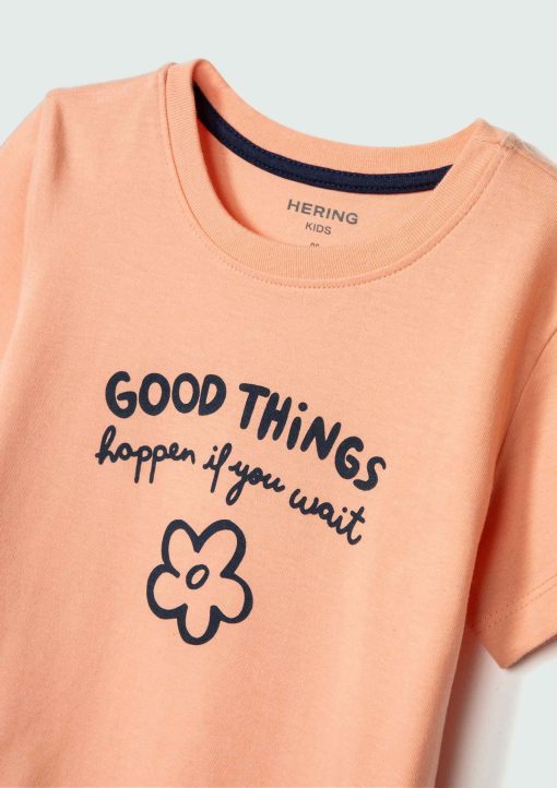 Conjunto Camiseta Manga Curta e Legging Corsário Good Things Hering - Feminina - Imagem 2