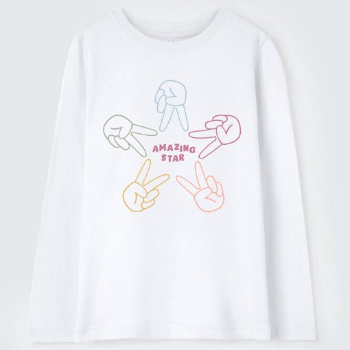 Camiseta Manga Longa Estampada Hering - Feminina - Imagem 2