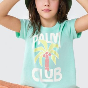 Alternative view of Camiseta Manga Curta Verde Palm Club Hering - Feminina
