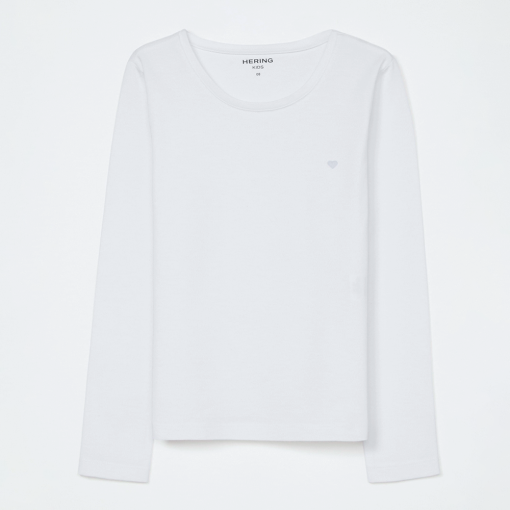 Blusinha Manga Longa Básica Branca Hering - Feminina - Imagem 2