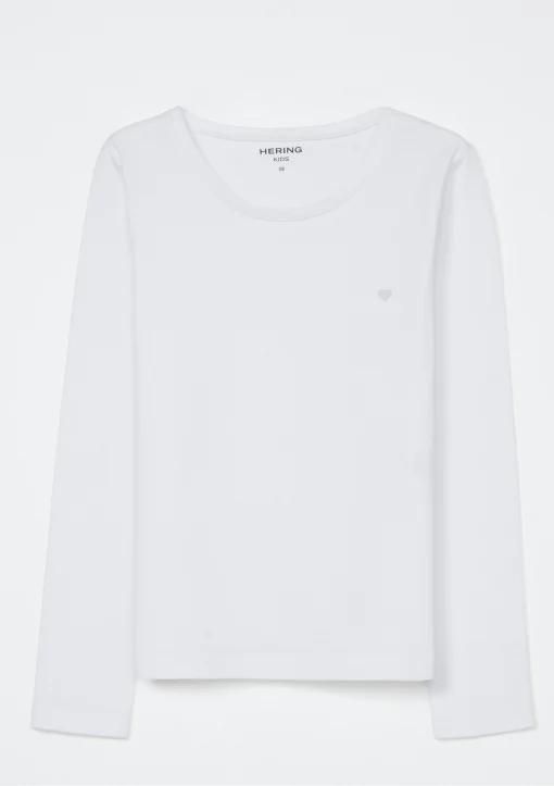 Blusinha Manga Longa Básica Branca Hering - Feminina - Imagem 3